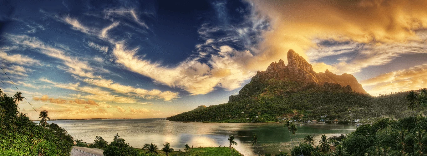 Hiking in French Polynesia
